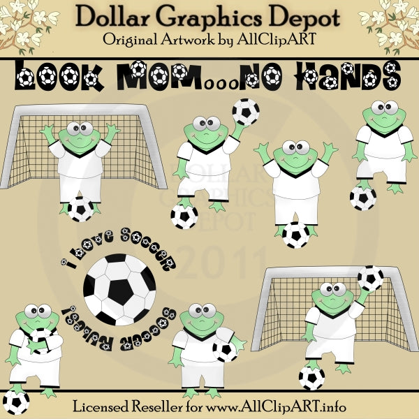 Ranas De Fútbol - Clipart
