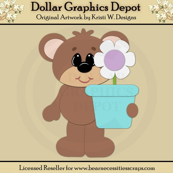 Spring Bear 4 - File da taglio/Ricomposizione della carta - *Esclusiva DCS"