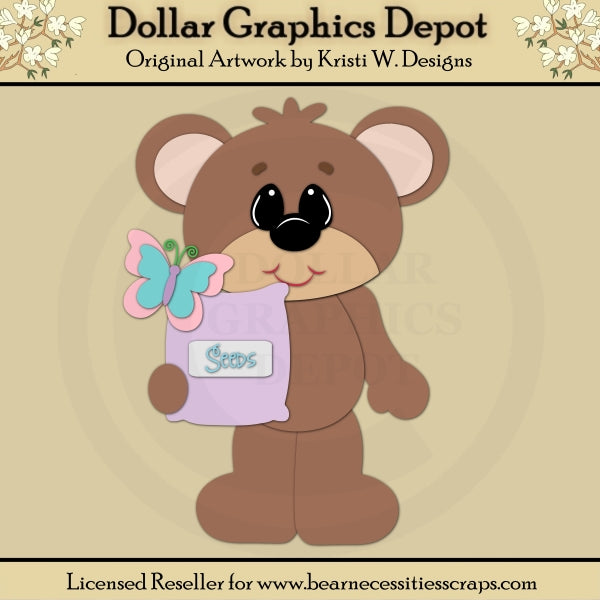 Spring Bear 6 - File da taglio/Ricomposizione della carta - *Esclusiva DCS"
