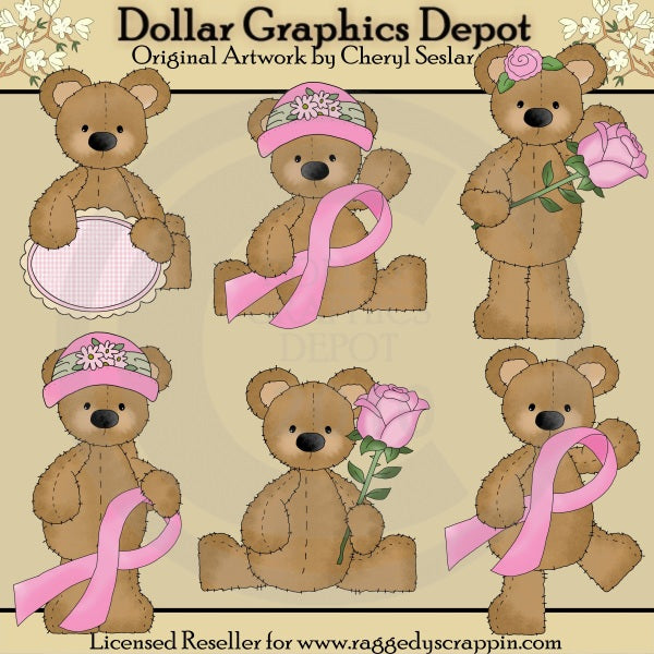 Orsi impagliati - Cancro al seno - ClipArt