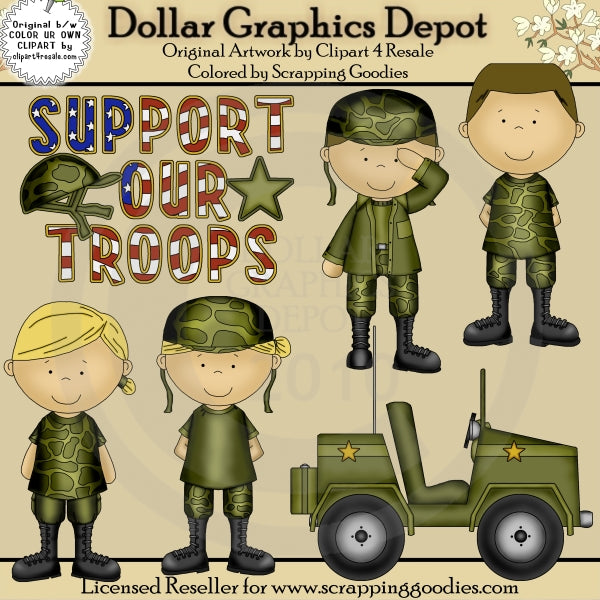 Support Our Troops - Army 1