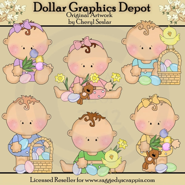 La prima Pasqua dei dolci gnocchi - ClipArt