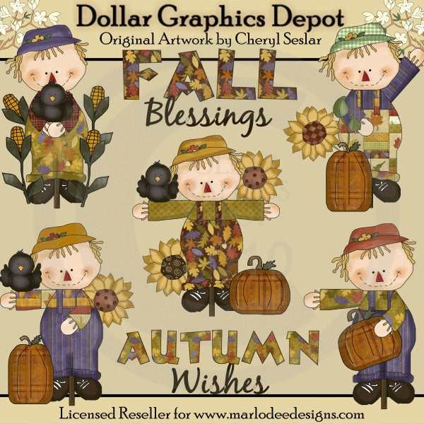 Dulces Espantapájaros - Clipart