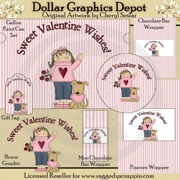 Sweet Valentine Wishes - Wrapper Set