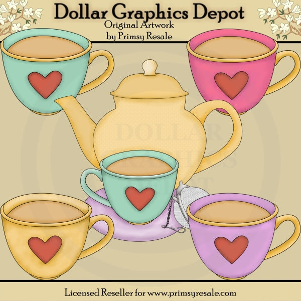 Tea Party - Clip Art