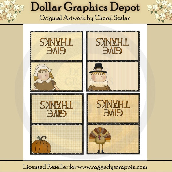Thanksgiving Name Cards