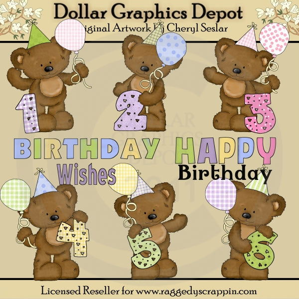 Números De Cumpleaños De Tibbles - Clipart