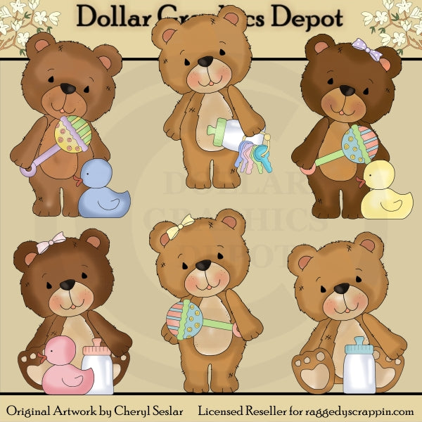 Peluches Timeless - Bebé - Clipart