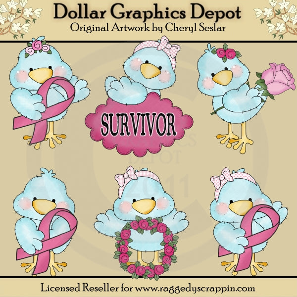 Piccoli Tweet - Cancro al seno - ClipArt