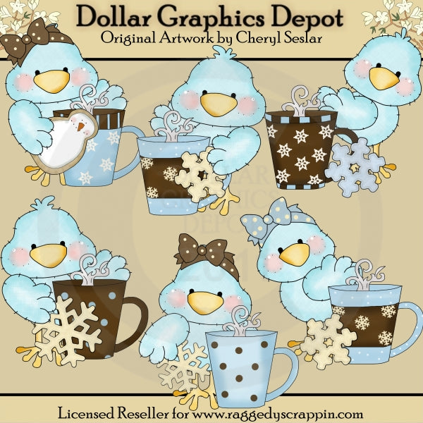 Tiny Tweets - Cocoa and Snowflakes