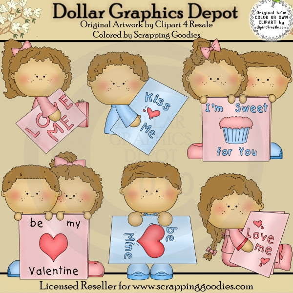 Valentine Cards 1 - Clip Art