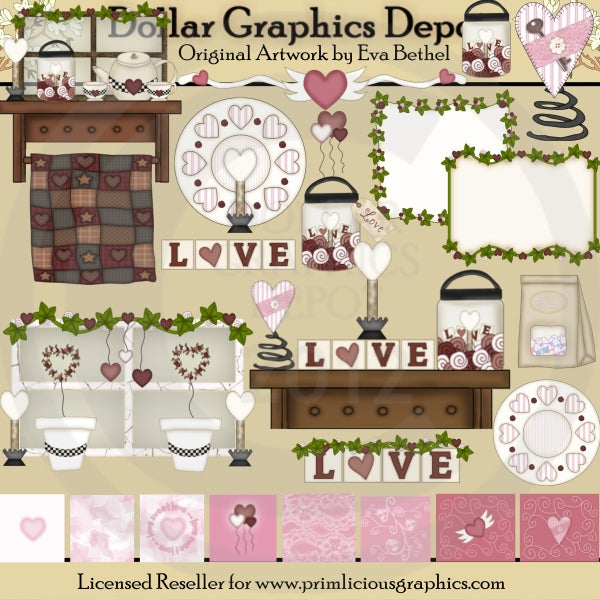 Valentine Prims - Imágenes Prediseñadas