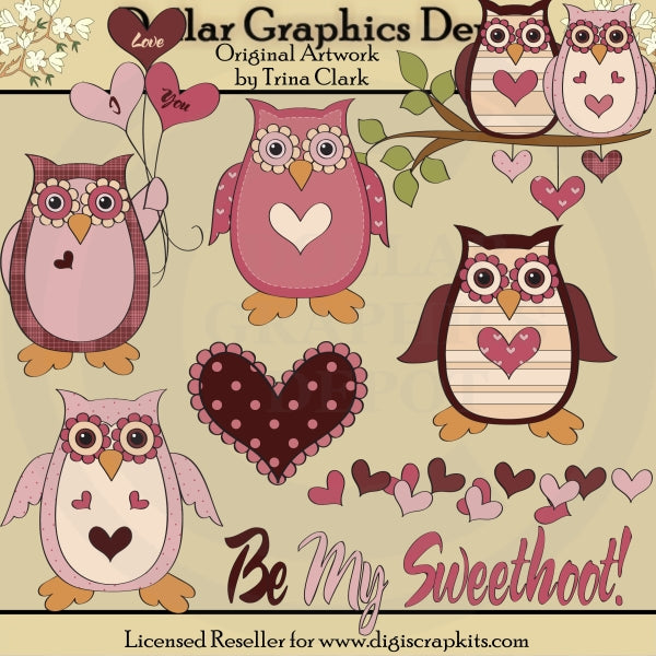Valentine Sweethoots - Imágenes Prediseñadas