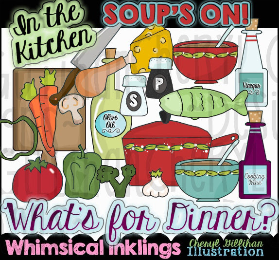 What's For Dinner...Graphic Collection