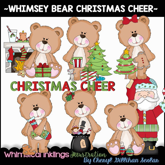 Whimsey Bears...Christmas Cheer