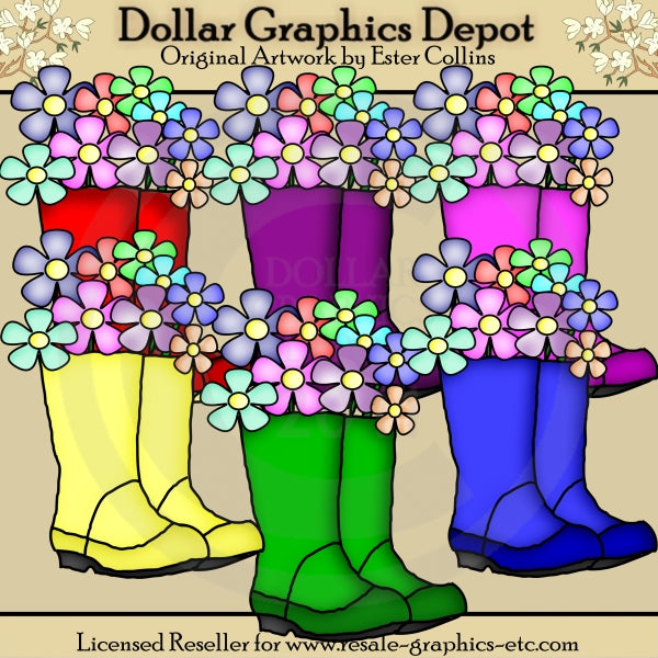 Welly Boots - Clip Art