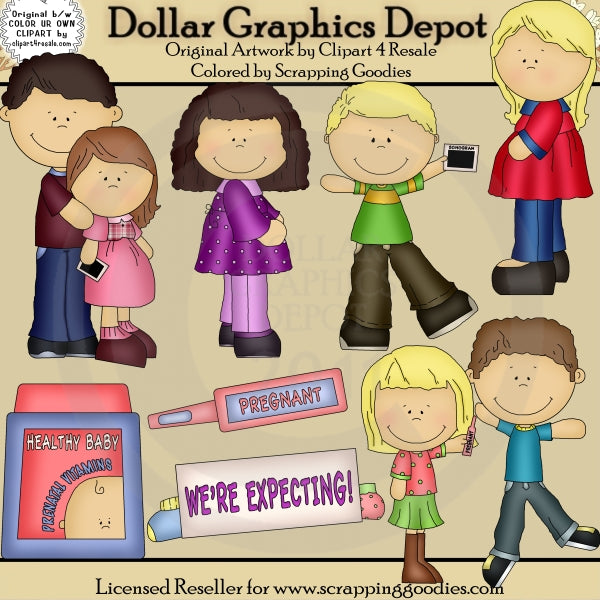 We're Expecting - Clip Art