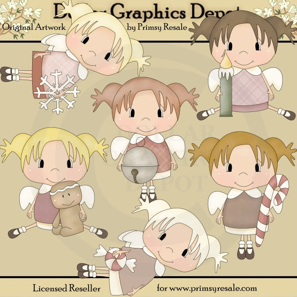 Angeli invernali 1 - ClipArt