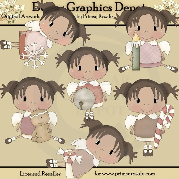 Angeli invernali 2 - ClipArt
