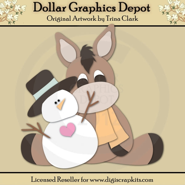 Winter Donkey 1 - Cutting Files