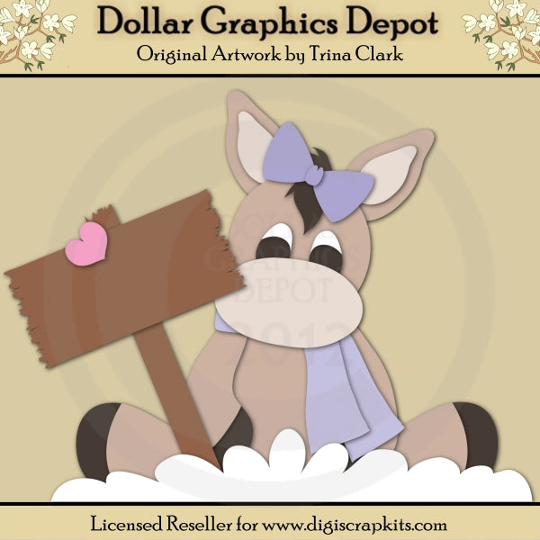 Winter Donkey 2 - Cutting Files