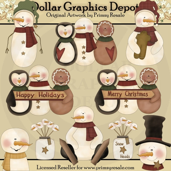 Amici invernali 5 - ClipArt