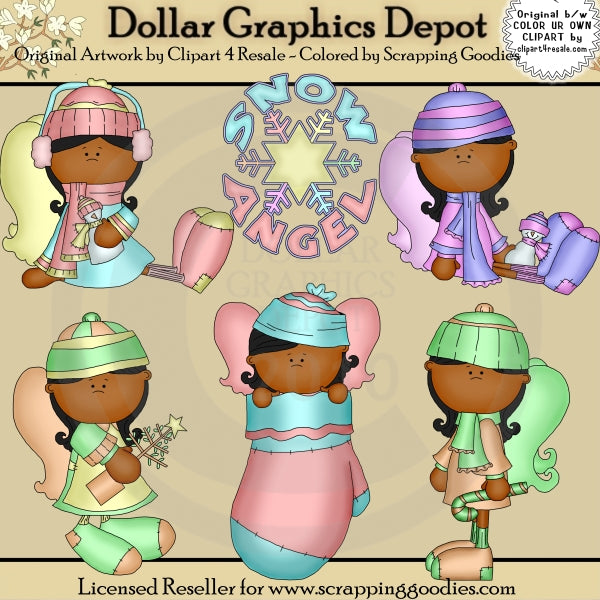 Deseos De Invierno Ángeles 2 - Clipart