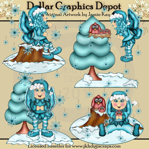 Winter Woodland Fairies