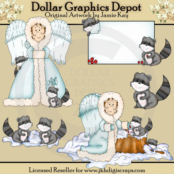 Angeli del bosco 1 - ClipArt