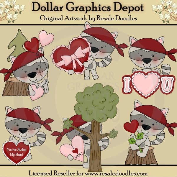 Mi hai rubato il cuore Procioni - ClipArt