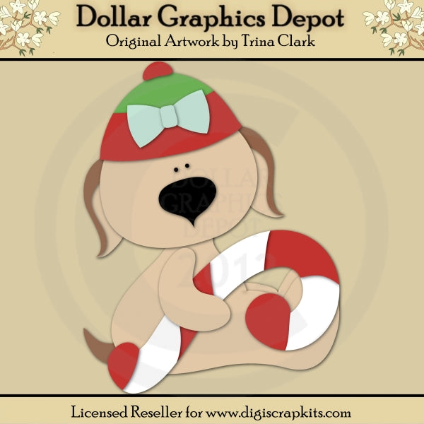 Yuletide Doggies 1 - Cutting Files