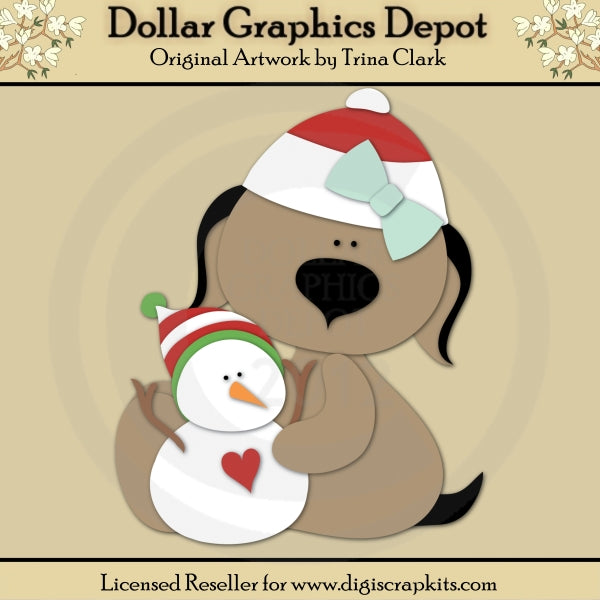 Yuletide Doggies 2 - Cutting Files