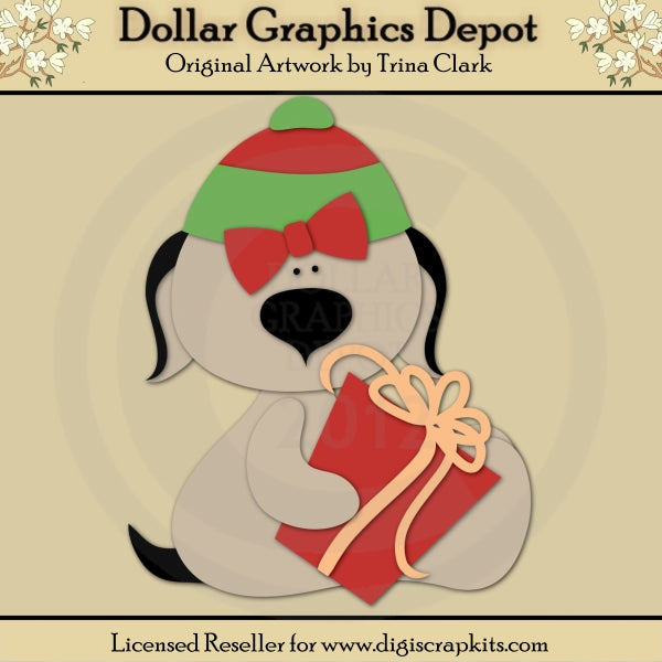 Yuletide Doggies 3 - Cutting Files