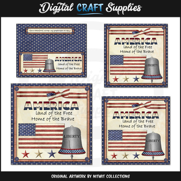 America 2 - Glass Block and Tile Set - DCS Exclusive