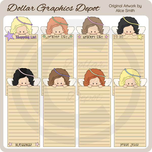 Angel Lists - Printables - DCS Exclusive