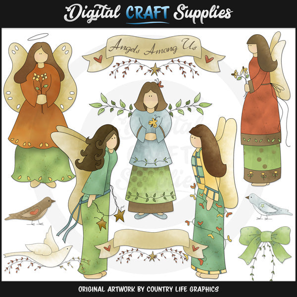Angeli tra noi - ClipArt