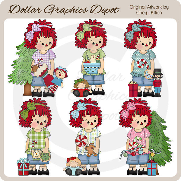 Annalee Loves Christmas - Clip Art