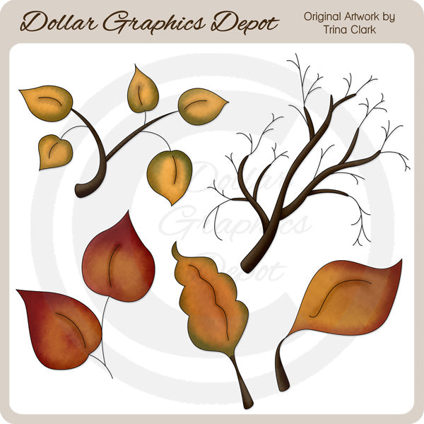 Foglie autunnali 2 - ClipArt
