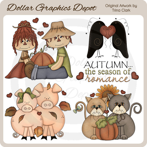 Romanticismo autunnale - ClipArt
