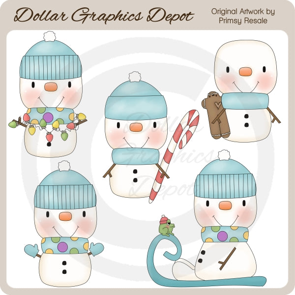 Baby Snow Boys - ClipArt