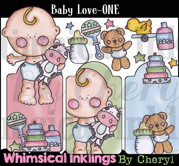 Baby Love One... Gráficos coloreados a mano