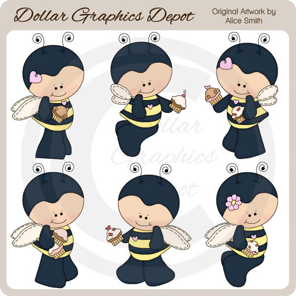 Bee Sweet 1 - Clip Art - DCS Exclusive
