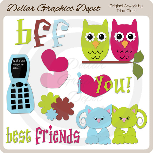 Mejores Amigos 1 - Clipart