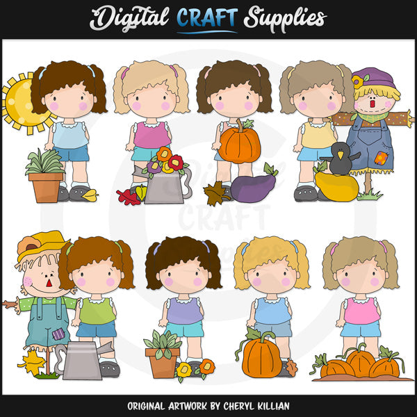 Betsy Lou Loves Fall - Clip Art