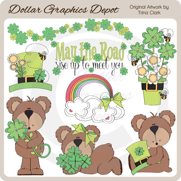 Bonnie - El Oso Irlandés - Clipart