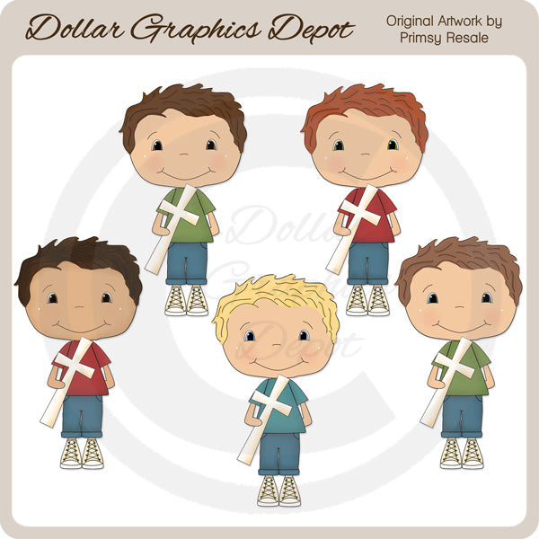 Chicos de Fe 1 - Clipart