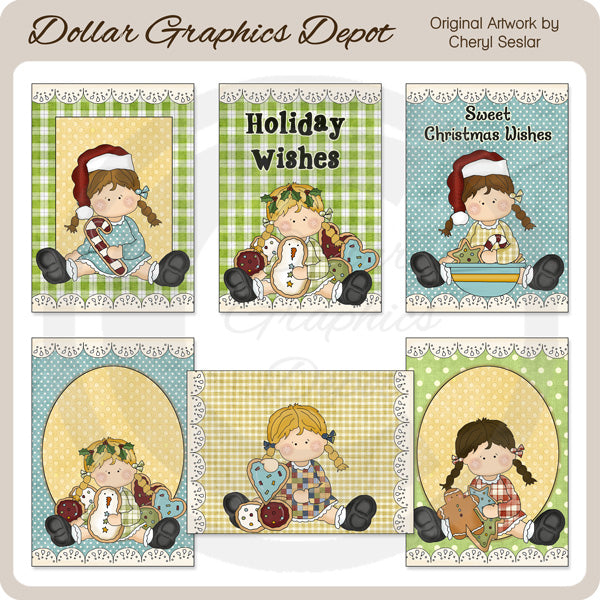 Tarjetas de Feliz Navidad de Bridget