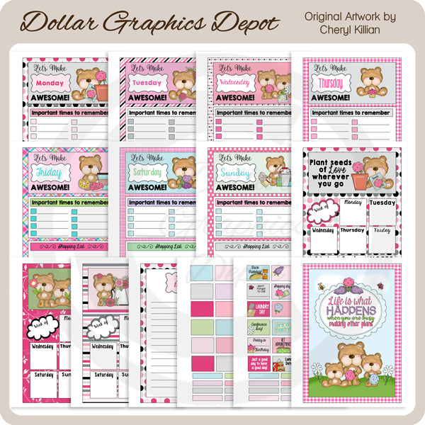 Busy Mama Bear - Set agenda