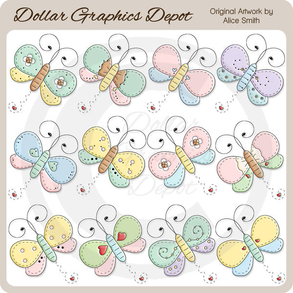 Farfalle - ClipArt - *Esclusiva DCS*
