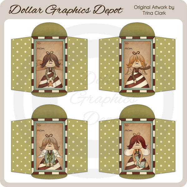 Candy Cane Angels - Buste per buoni regalo